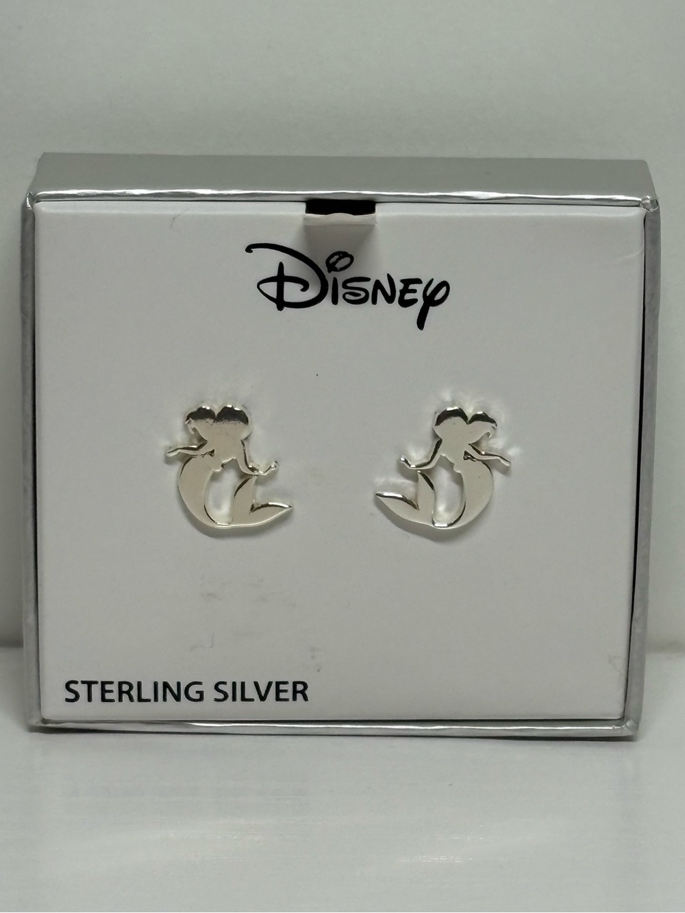 Disney Ariel Sterling Silver Earrings NWT